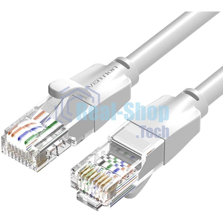 Патч-корд Vention прямой UTP cat.6, RJ45 - 2м. Серый