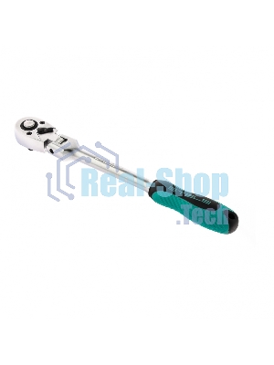 Ключ трещотка Stels 3/8, 72 зуба, с быстрым сбросом. шарнирная СrV