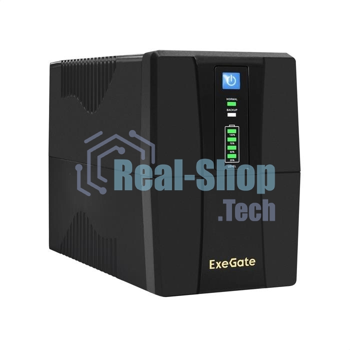 Источник бесперебойного питания ExeGate Power Back BNB-600 / 600 ВА / 360 Вт / 2 x CEE 7 (евророзетка)
