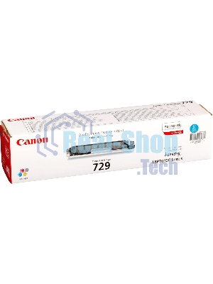 Картридж лазерный Canon Cartridge 729C (4369B002) голубой (1000 стр.) для Canon i-Sensys LBP-7010C/7018C