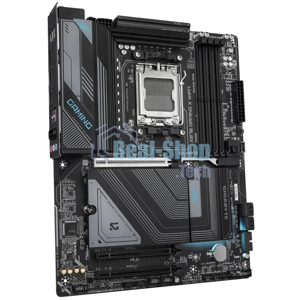 Материнская плата Gigabyte X870E AORUS ELITE WIFI7, AM5, AMD X870E, 4xDDR5, 4xSATA, 4xM.2, 1xPCI-E 5.0 x16, 1xPCI-E 4.0 x4, 1xPCI-E 3.0 x4, 1xHDMI, 1x 2.5Gb LAN, 4xUSB-A 3.2 Gen 1, 2xUSB-A 3.2 Gen 2, 4xUSB-A 2.0, 2xUSB-C 4.0, 2x3.5 мм, 7.1, ATX
