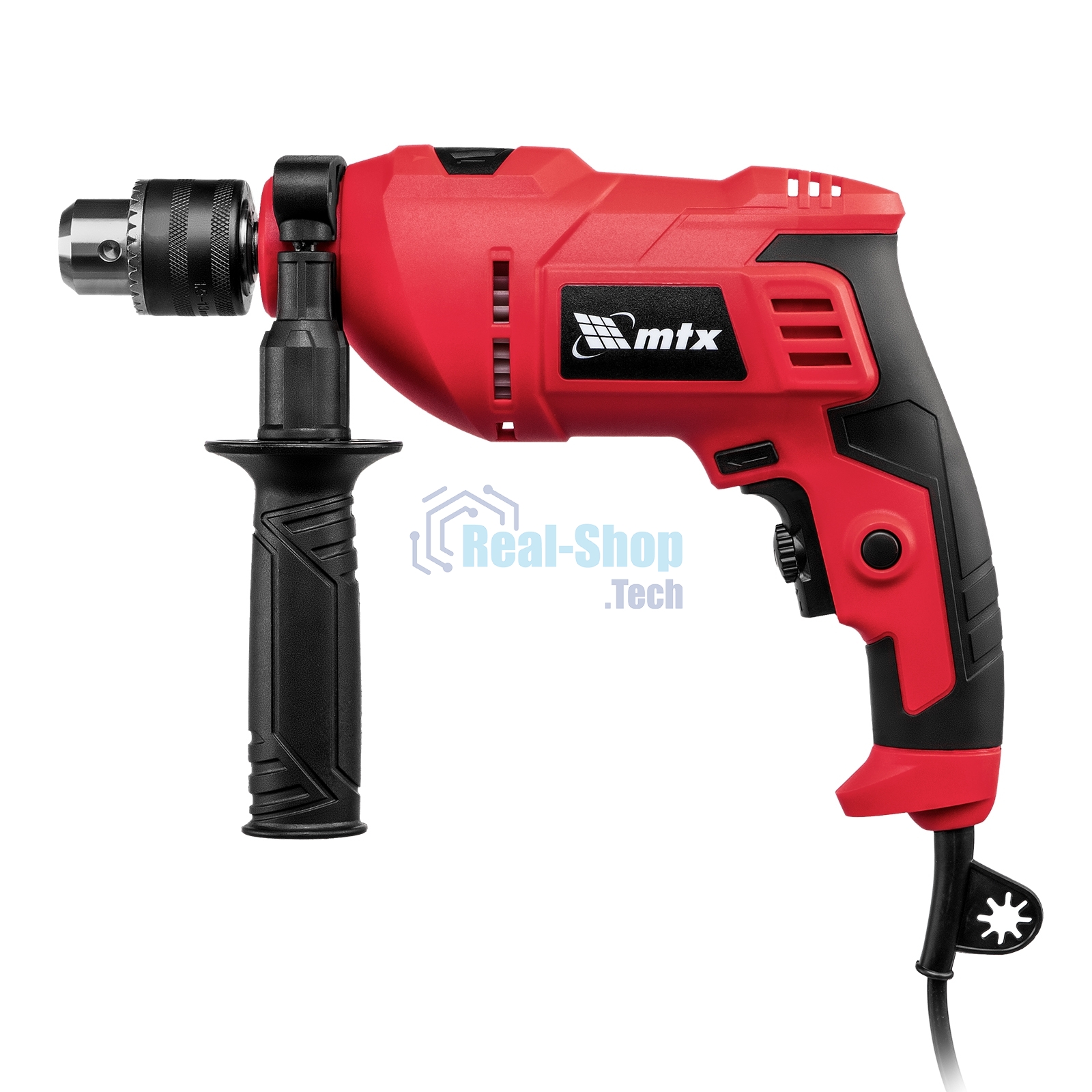 Дрель ударная MTX MID-750, 750 Вт, 0-3000 об/мин, 0-48000 уд/мин