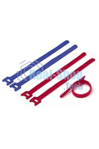 Хомут-липучка 125 мм, 20 шт., красный