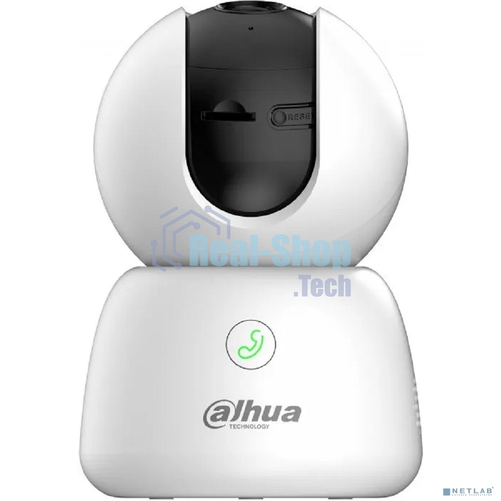 Мини-PT IP-видеокамера Dahua DH-IPC-H3BP-0360B с Wi-Fi 2.4ГГц 3Мп, 1/3.2” CMOS, объектив 3.6мм, обнаружение людей, ИК 10м, микрофон, динамик