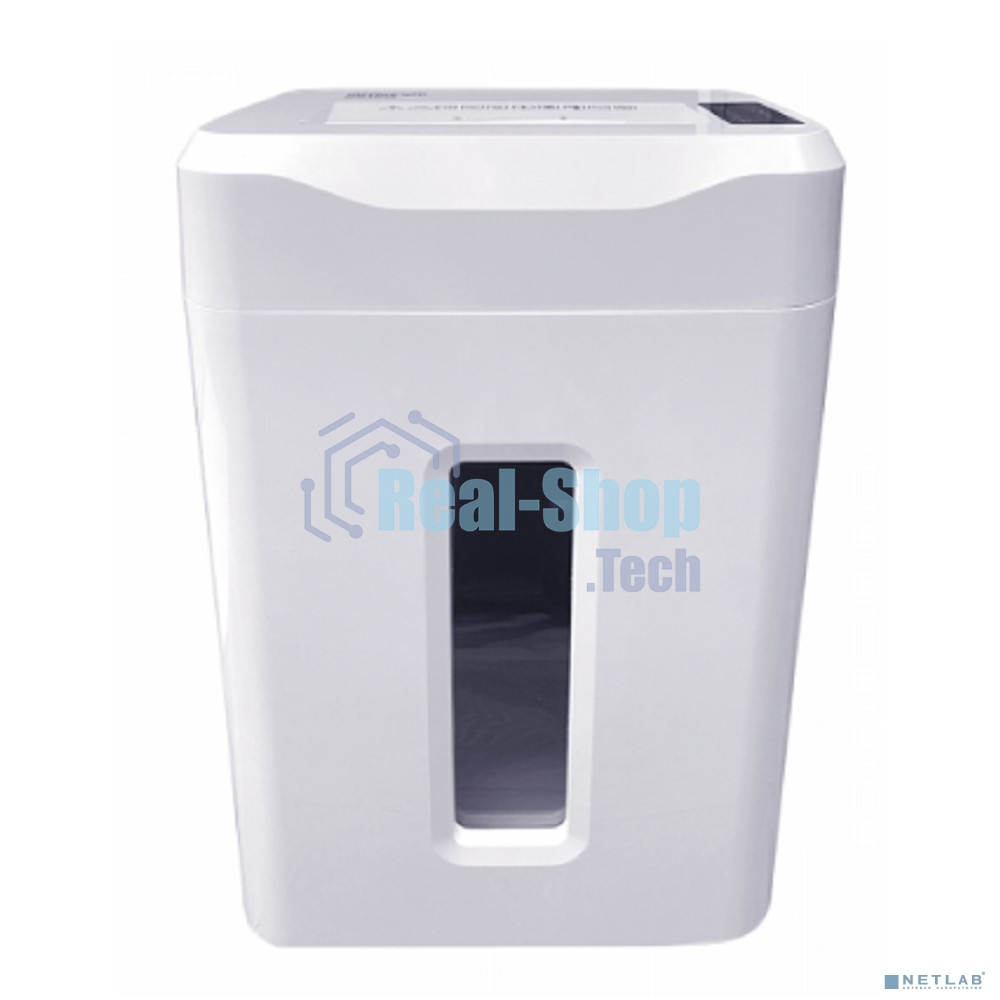 Шредер Office Kit S210N 3,9x38 белый (секр.P-4) фрагменты 16лист. 35лтр. скрепки скобы пл.карты CD