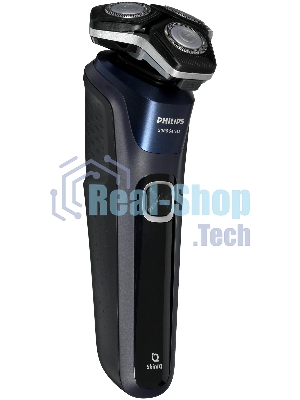 Бритва электрическая роторная Philips S5885/10 реж.эл.:3 питан.:аккум. темно-синий