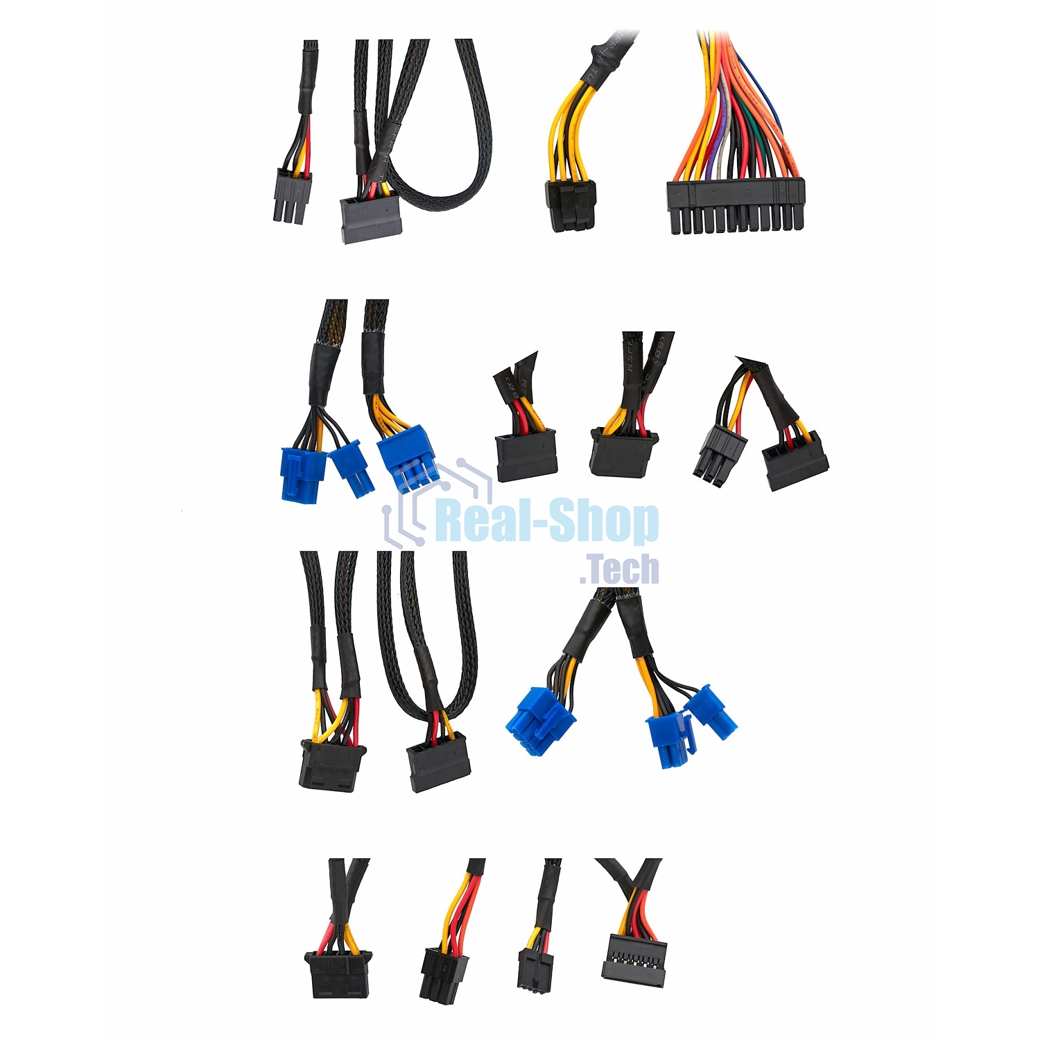 Блок питания ExeGate EVO800 (EX280441RUS), 800Вт, 120мм, модульный, черный
