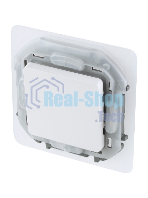 Переключатель IP44 10AX 250 В белый