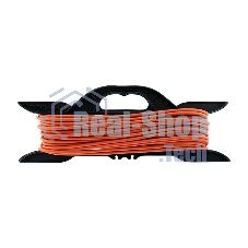 Удлинитель-шнур на рамке PROconnect ПВС 2х0.75, 20 м, б/з, 6 А, 1300 Вт, IP20, оранжевый (Сделано в России)