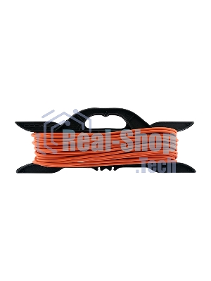 Удлинитель-шнур на рамке PROconnect ПВС 2х0.75, 20 м, б/з, 6 А, 1300 Вт, IP20, оранжевый