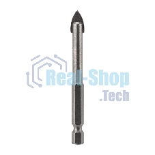 Сверло по стеклу и керамике Kranz 6 мм, шестигранный хвостовик