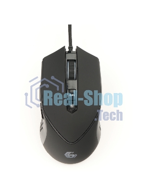 Мышь проводная Gembird MG-770 черный, 3200 dpi, USB, кнопки - 7