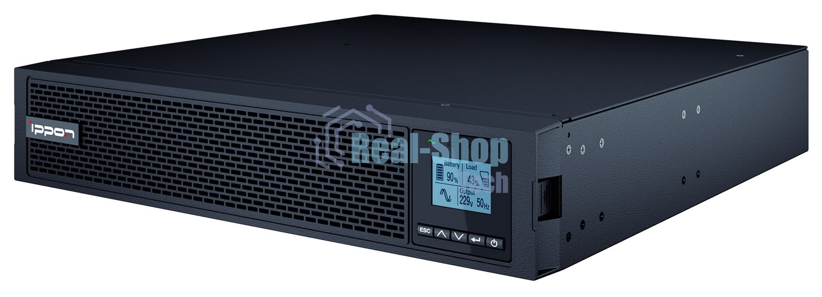 Источник бесперебойного питания Ippon Innova RT II 1000 900Вт 1000ВА черный