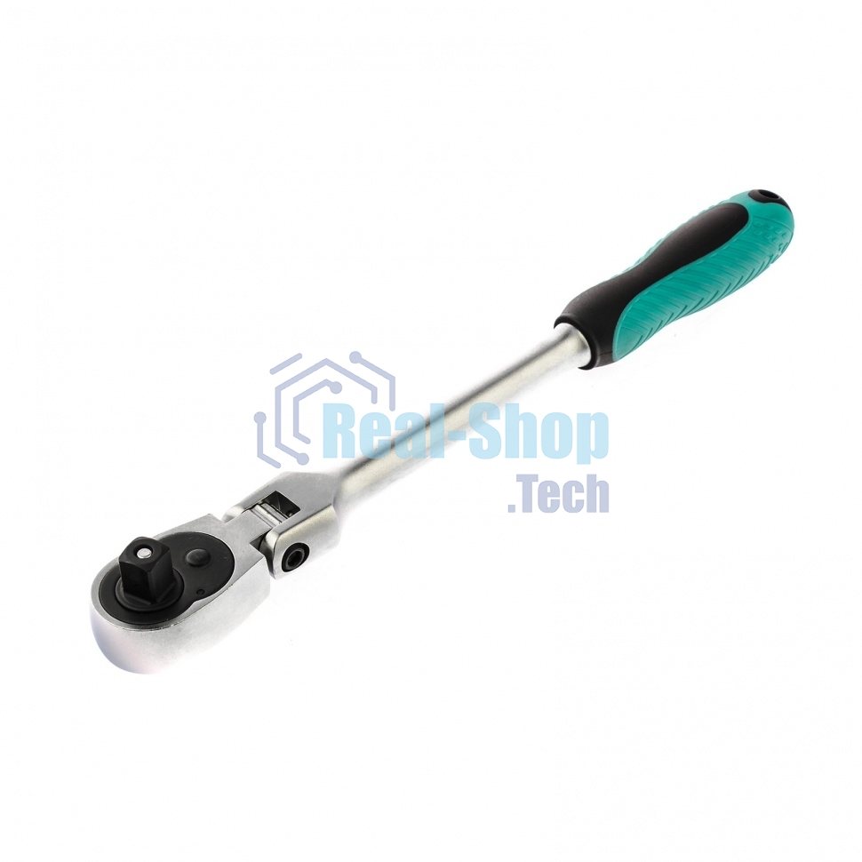 Ключ трещотка 3/8, 72 зуба, с быстрым сбросом. шарнирная СrV Stels