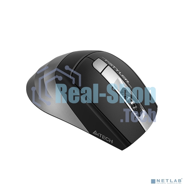 Мышь беспроводная A4Tech Fstyler FB35 серый, 2000 dpi, радиоканал, Bluetooth, USB, кнопки - 6