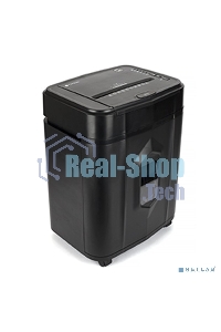 Шредер Heleos АП20-5 белый/черный с автоподачей (секр.P-5) перекрестный 131лист. 20лтр. скрепки скобы пл.карты