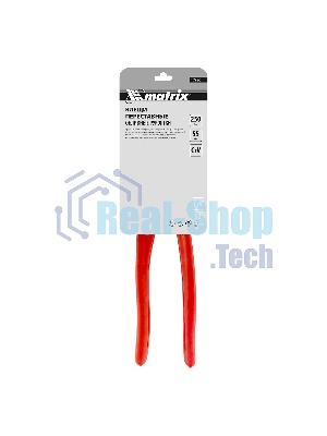 Переставные клещи Matrix 250 мм, кнопочный механизм, хром-ванадий, обливные рукоятки