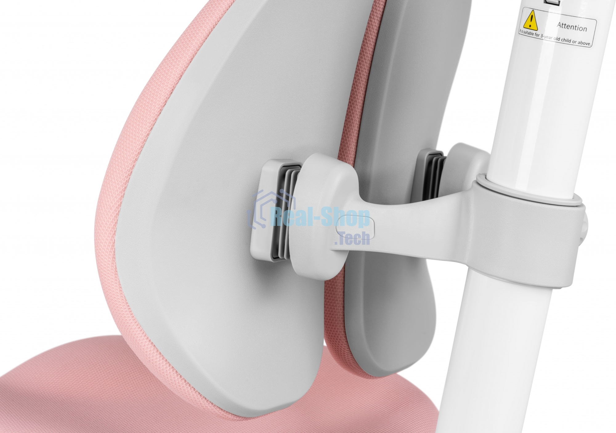 Кресло детское Cactus CS-CHR-3604PK розовый крестов. пластик серый