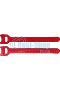 Хомут-липучка 125 мм, 20 шт., красный