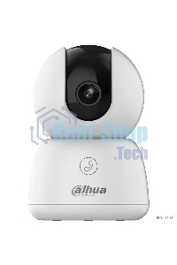 Мини-PT IP-видеокамера Dahua DH-IPC-H3BP-0360B с Wi-Fi 2.4ГГц 3Мп, 1/3.2” CMOS, объектив 3.6мм, обнаружение людей, ИК 10м, микрофон, динамик