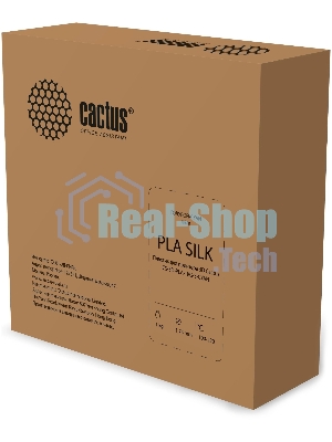 Пластик для принтера 3D Cactus CS-3D-PLA-1KG-S-CYAN PLA SILK d1.75мм 1кг L326м 1цв.