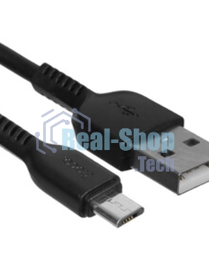 Кабель USB HOCO X20 Flash для Micro USB, 2.4А, 1.0м, черный