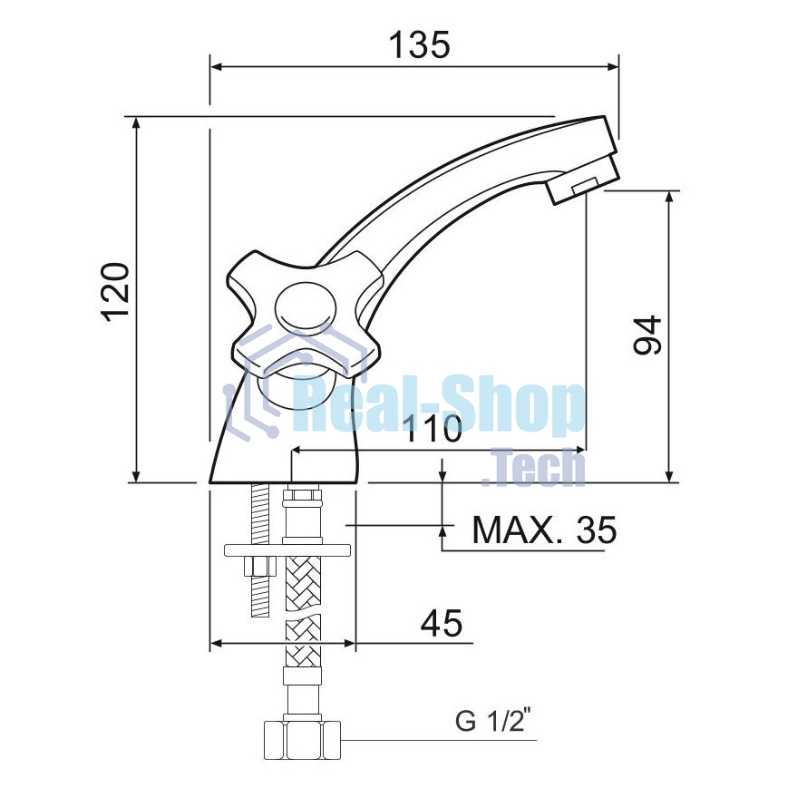 SL115-161 Смеситель для умывальника