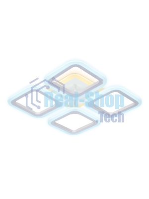 Потолочный светодиодный светильник FA441/4 WH белый 72W 520*520*80 (ПДУ РАДИО 2.4G)