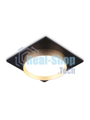 Светильник Ambrella light TN5232 BK/GD черный/золото GX53 max 12W 110*110*35