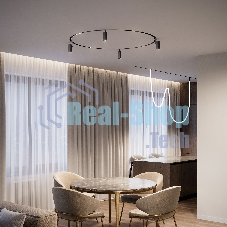 Трековый светильник Slim Magnetic 12W 4200K Comfi (чёрный) (?1200мм) 85189/01