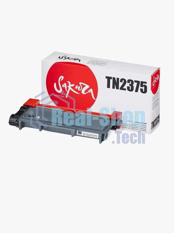 КОМПЛЕКТ Sakura TN2375 из 2х картриджей для Brother, черный, 2600 к.