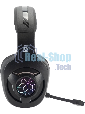 Гарнитура Oklick HS-L575G чёрный, беспроводная + проводная, Bluetooth