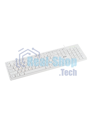 Клавиатура проводная Acer OKW123, USB, белый