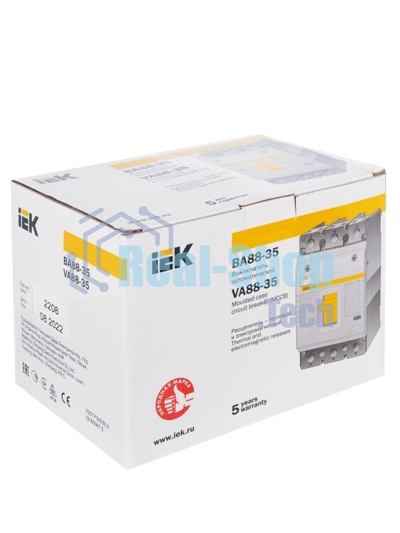 Выключатель автоматический ВА88-35 3Р 200А 35кА SVA30-3-0200 IEK