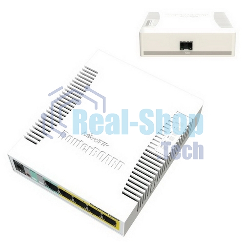 Коммутатор сетевой MikroTik RB260GSP RouterBOARD 260GSP with indoor case and power supply