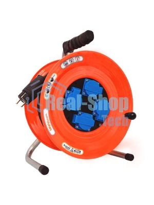 Удлинитель силовой на катушке 4х50 м с заземл. 16А IP44 ВЕМ-259 термо КГ 3х1.5 с защ. крышкой UNIVersal 9632974