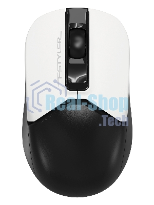 Мышь беспроводная A4Tech Fstyler FG12S белый/черный, 1200 dpi, радиоканал, USB, кнопки - 3