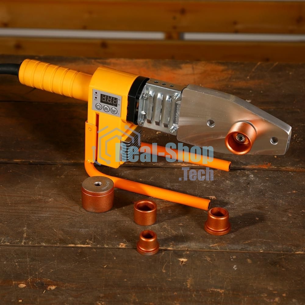 Сварочный аппарат для пластиковых труб Deko PPWM2100W LCD раструбная 2.1кВт (кейс в комплекте)