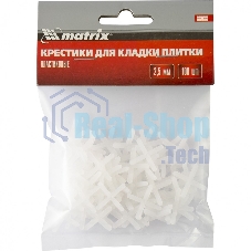 Крестики Matrix, 2,5 мм, для кладки плитки, 100 шт.