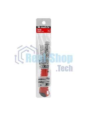 Нож Matrix, 9 мм, выдвижное лезвие, металлическая направляющая