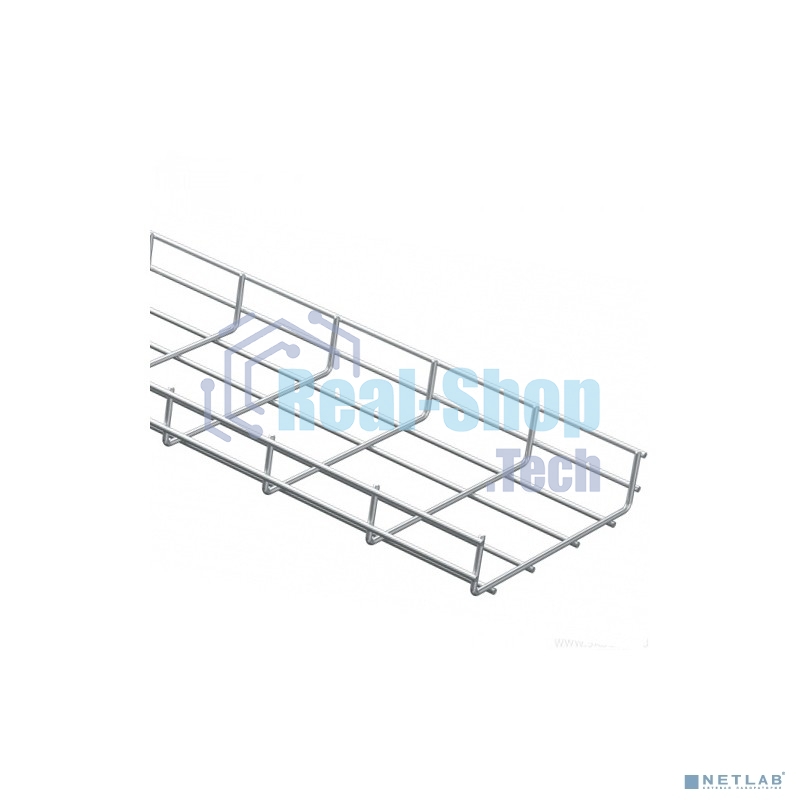 Лоток проволочный 100х60 L3000 сталь 4мм оцинк. ИЭК CLWG10-060-100-3