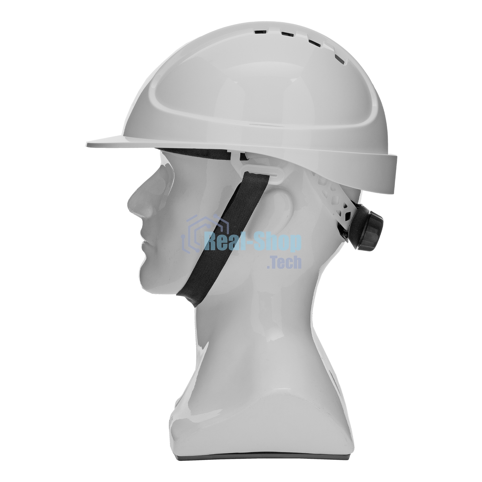 Каска защитная ударопрочная Denzel ABS/PC, плавная регулировка, модель 