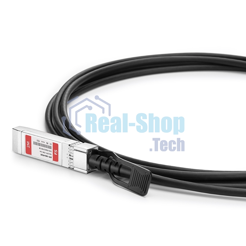 Твинаксиальный медный кабель 2m (7ft) Generic Compatible 10G SFP+ Passive Direct Attach Copper Twinax Cable #74619