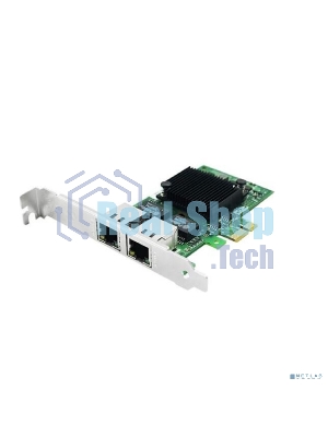 Сетевой адаптер Ethernet LR-LINK 9222HT, Intel I350-AM2, двойной порт RJ45, сетевая карта PCI-Ex1, 10/100/1000 Мбит/с (302472)