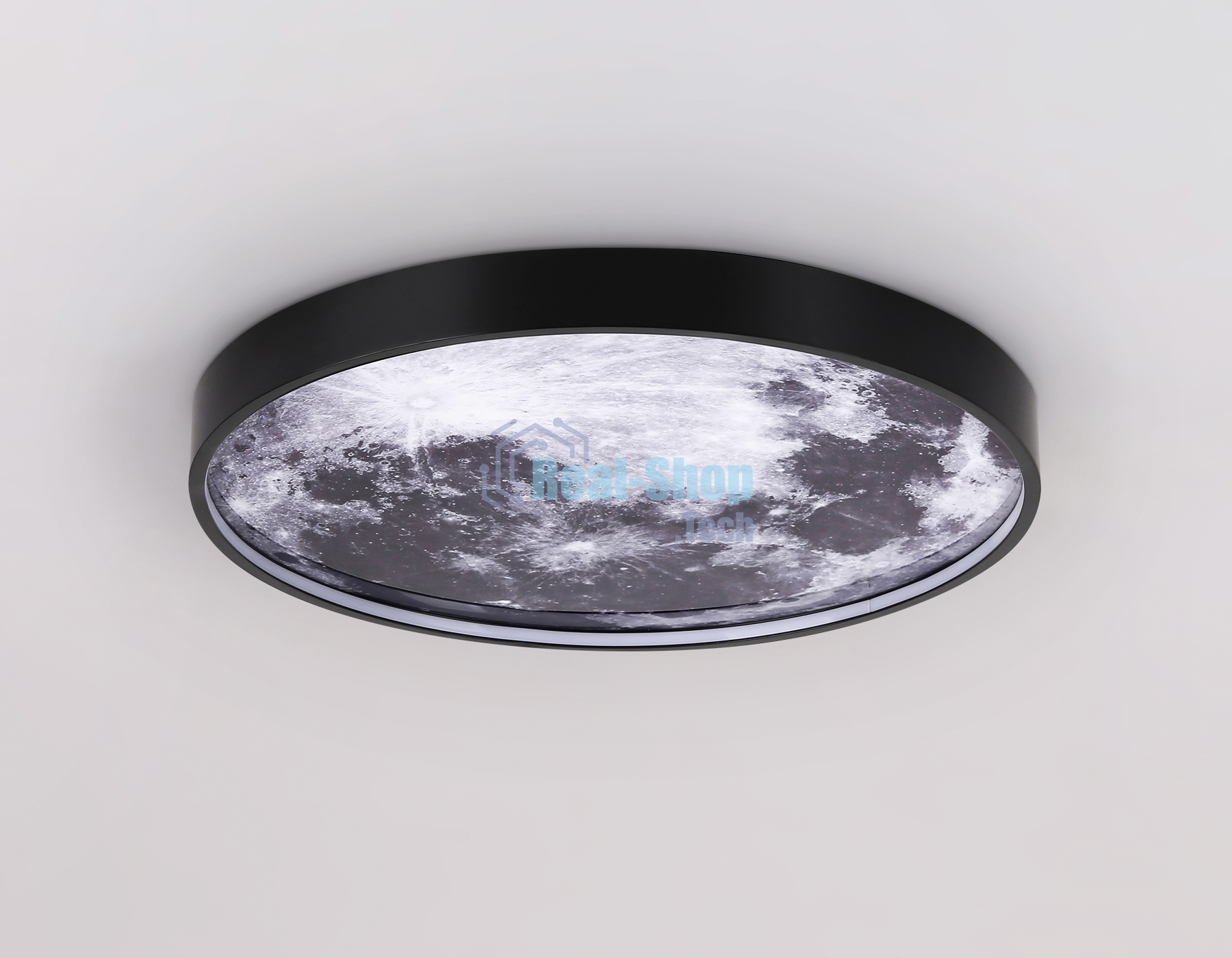 Настенно-потолочный светодиодный светильник Ambrella light FW11110 BK черный 15W LED 3000-6400K D240*38