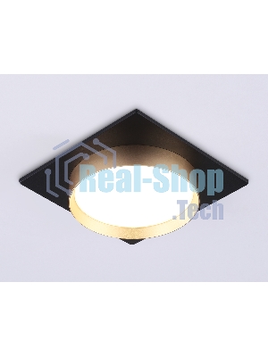 Светильник Ambrella light TN5232 BK/GD черный/золото GX53 max 12W 110*110*35