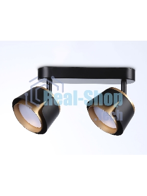 Светильник Ambrella light TN71231/2 BK/GD черный/золото GX53/2 220*100*147