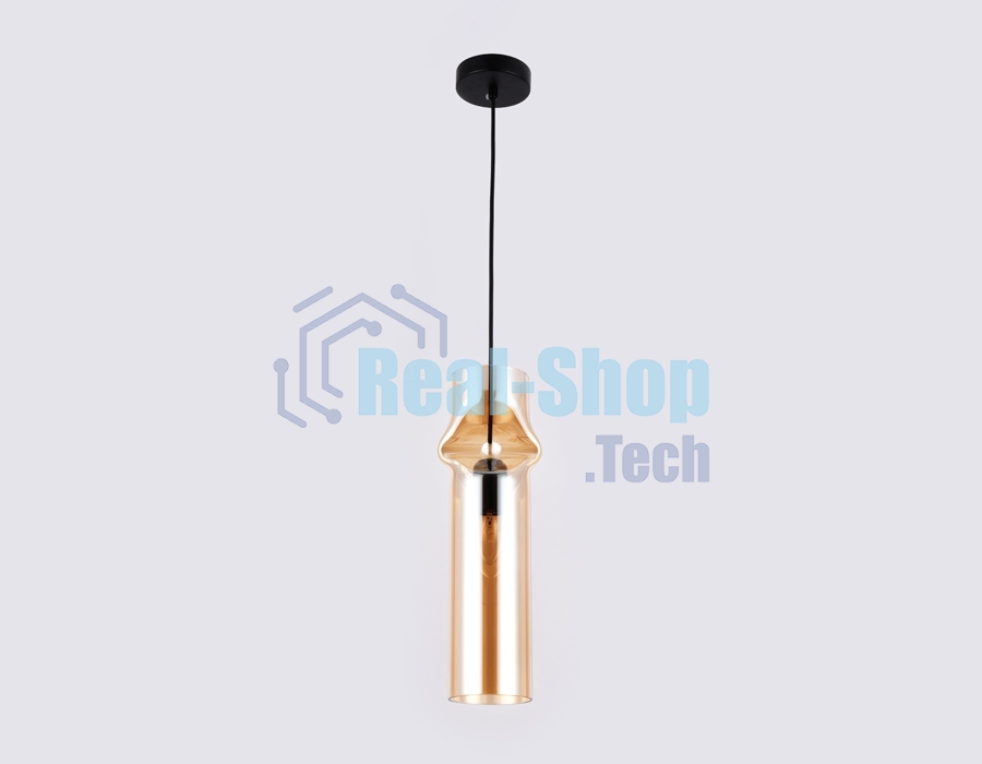 Светильник Ambrella light TR3560 BK/TI черный/янтарь E27 max 40W D130*1200