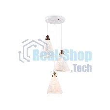 Светильник Ambrella light TR8433/3 WH/FGD белый/золото E27/3 max 40W D360*800