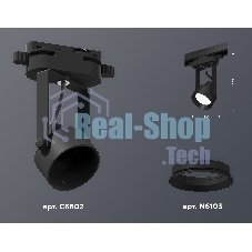 Светильник Ambrella light XT6602001 PBK черный полированный MR16 GU10 (C6602, N6103)